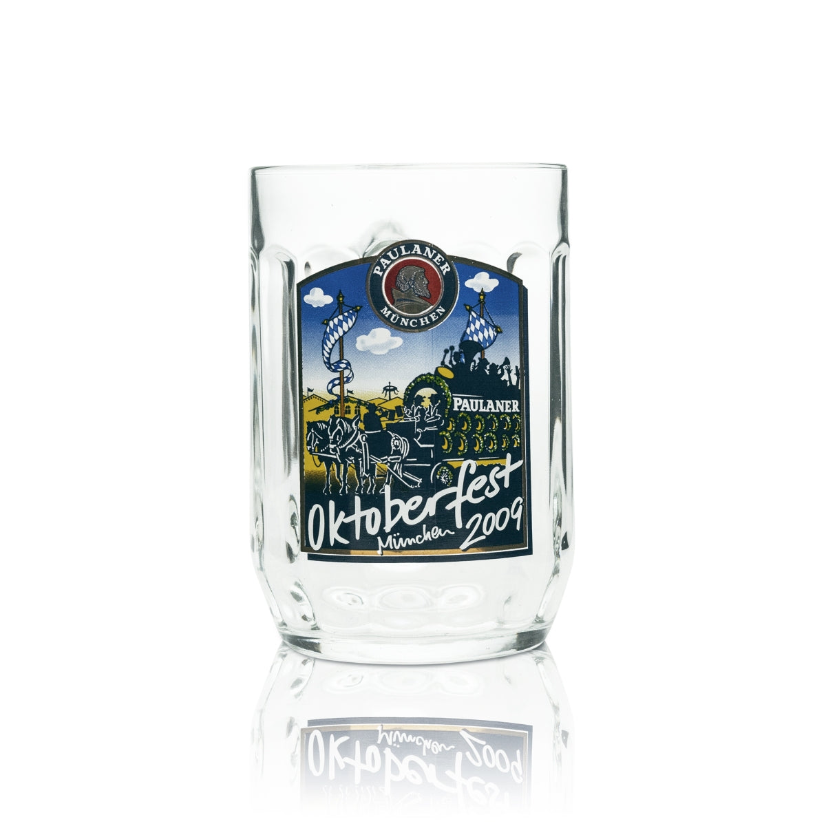 Paulaner Sammlerkrug Bierglas 0,5l Oktoberfest 2009 München Sonderedition Humpen