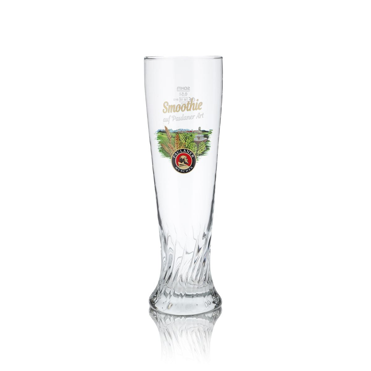 Paulaner Weißbier Glas 0,5l Hefweizen Gläser Smoothie Kurzurlaub Edition