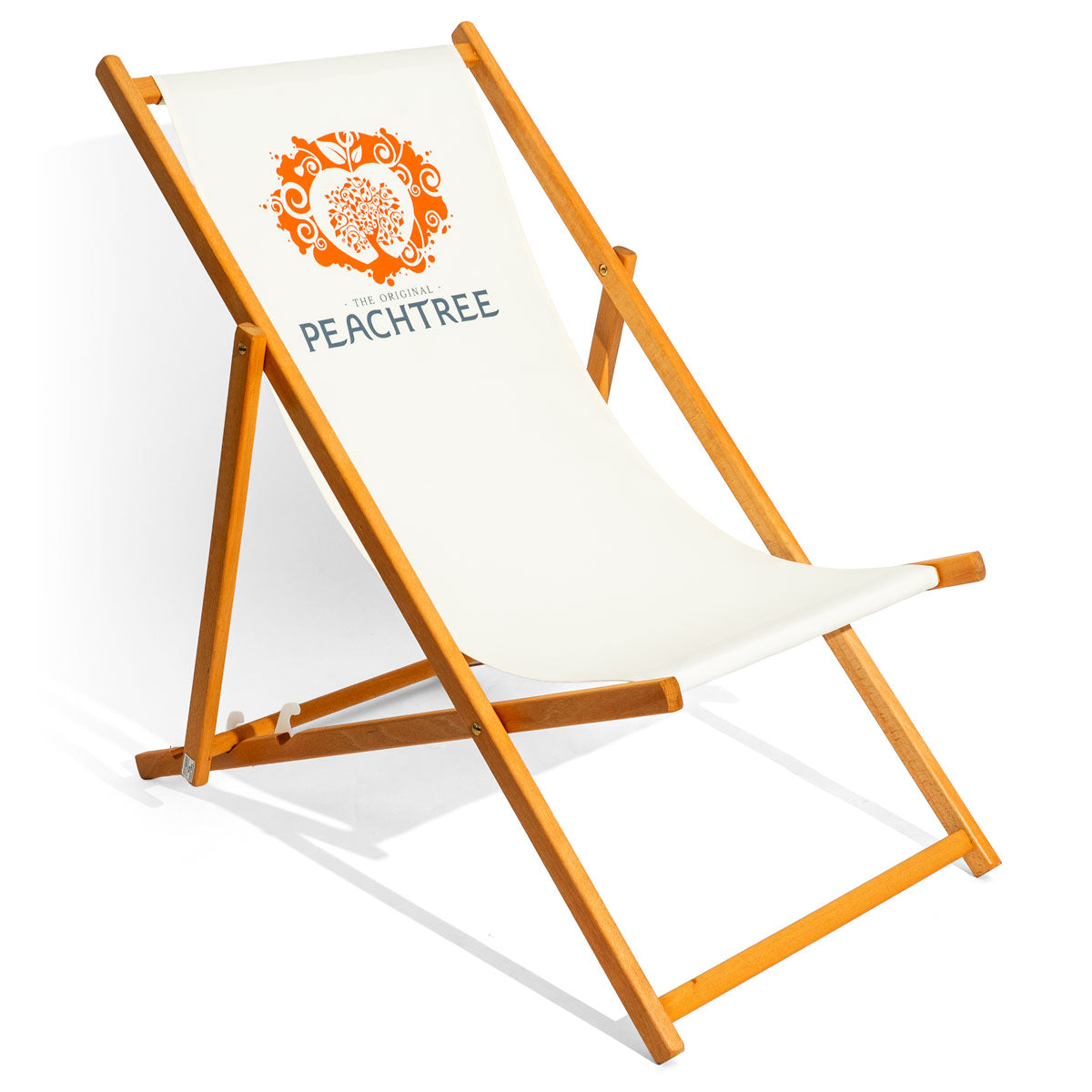 Peachtree Likör Liegestuhl Strandstuhl Beachliege Beachstuhl Buchenholz Echtholzrahmen