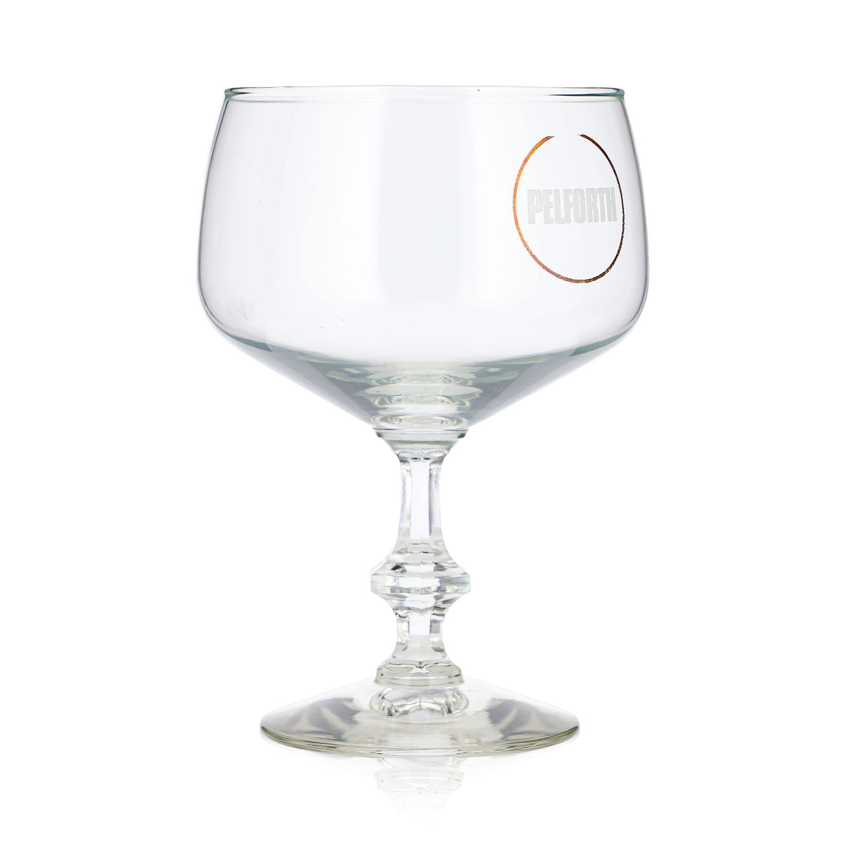 Pelforth Bier Glas 0,35l Pokal Tulpe Eckiger Stiel Durobor – Ansicht 3