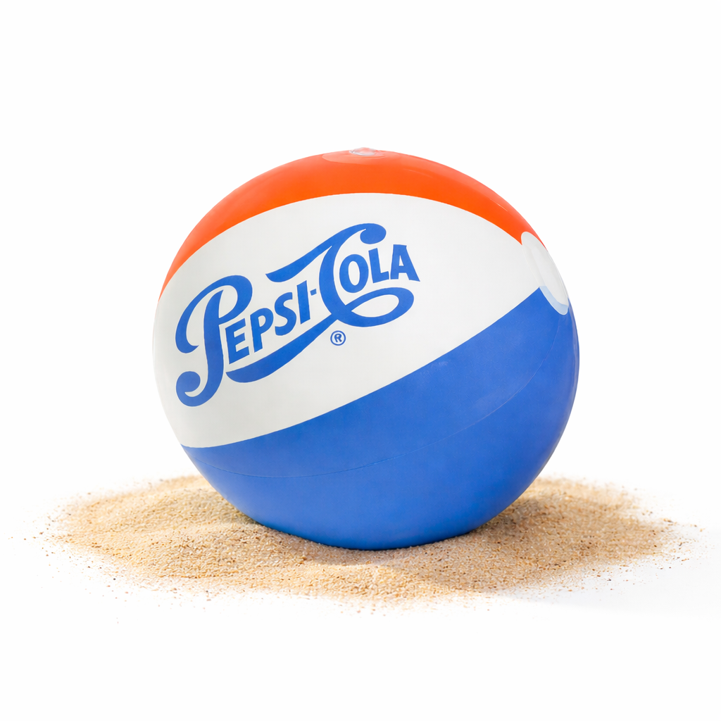 Pepsi Cola Softdrinks Wasserball Retro 38cm Pool Party Meer See Schwimmbad Bälle