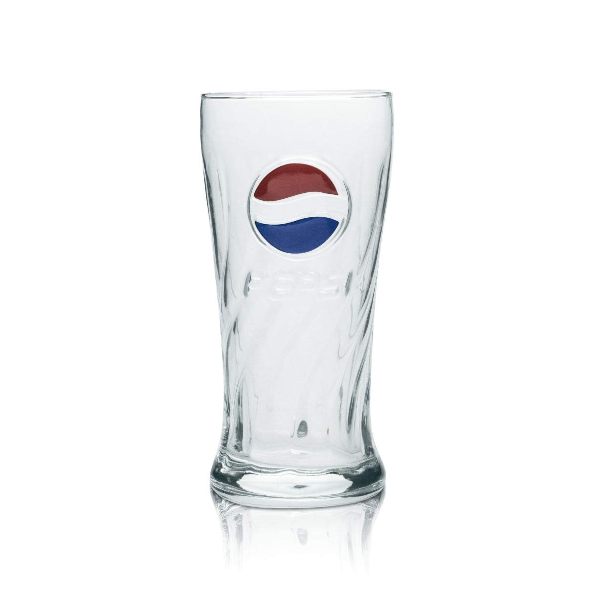 Pepsi Glas 0,3l Retro Relief Gläser Design Becher Vintage Cola Coke Softdrink