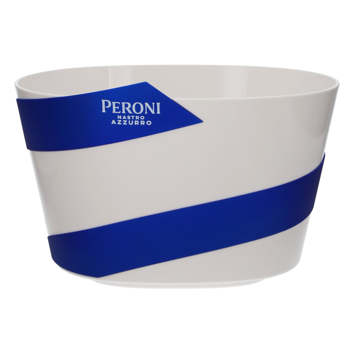 Peroni Bier Flaschenkühler Nastro Azzurro 32x26x20 cm weiß/blau – Ansicht 2