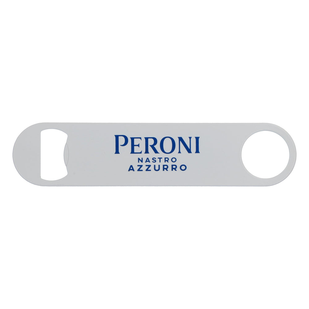 Peroni Bier Flaschenöffner Kapselheber Nastro Azzuro Blau/weiß