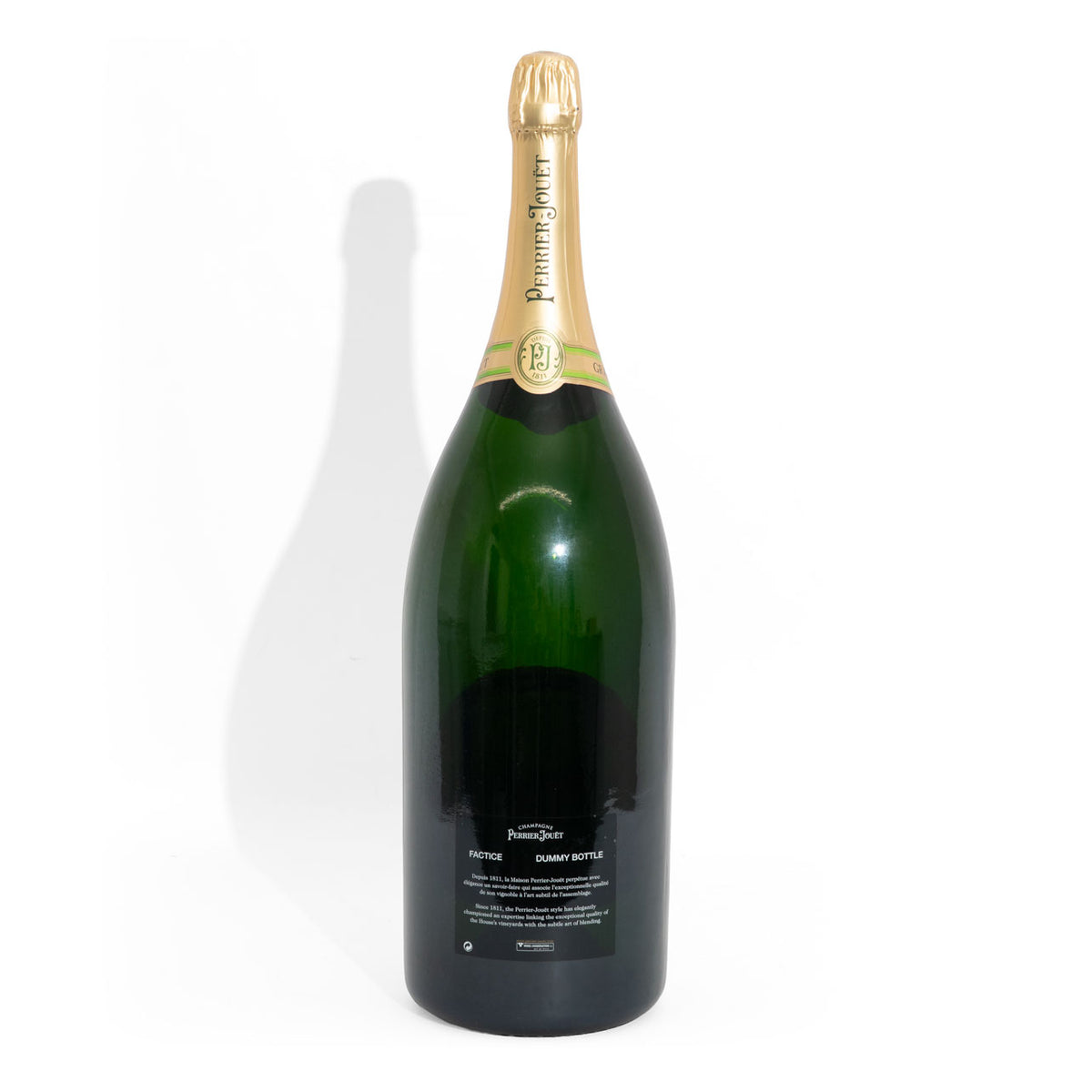 Perrier Jouet Champagner EMPTY Dekoflasche Showflasche 6l "Grand Brut" Leere Flasche – Ansicht 3