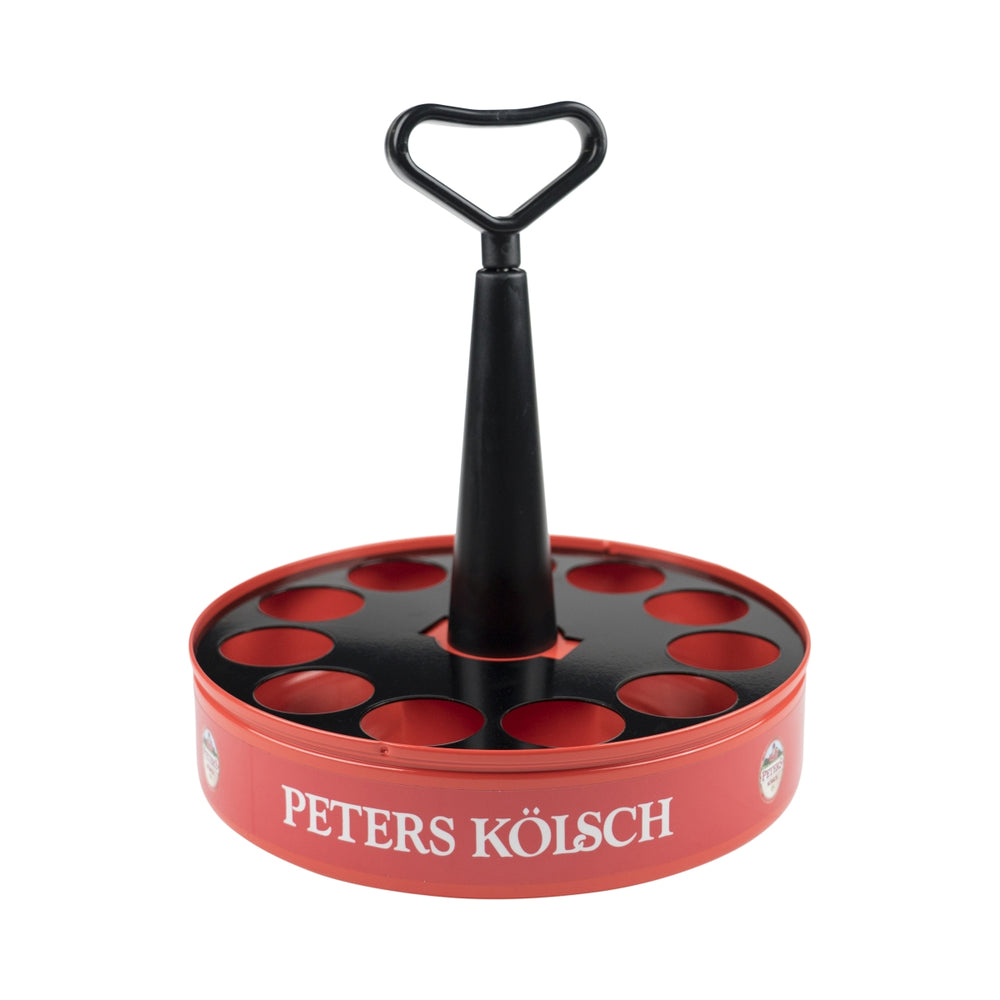 Peters Kölsch Bier Glas Stange Träger Kranz Groß für 11 Gläser Ø5,6cm Kneipe