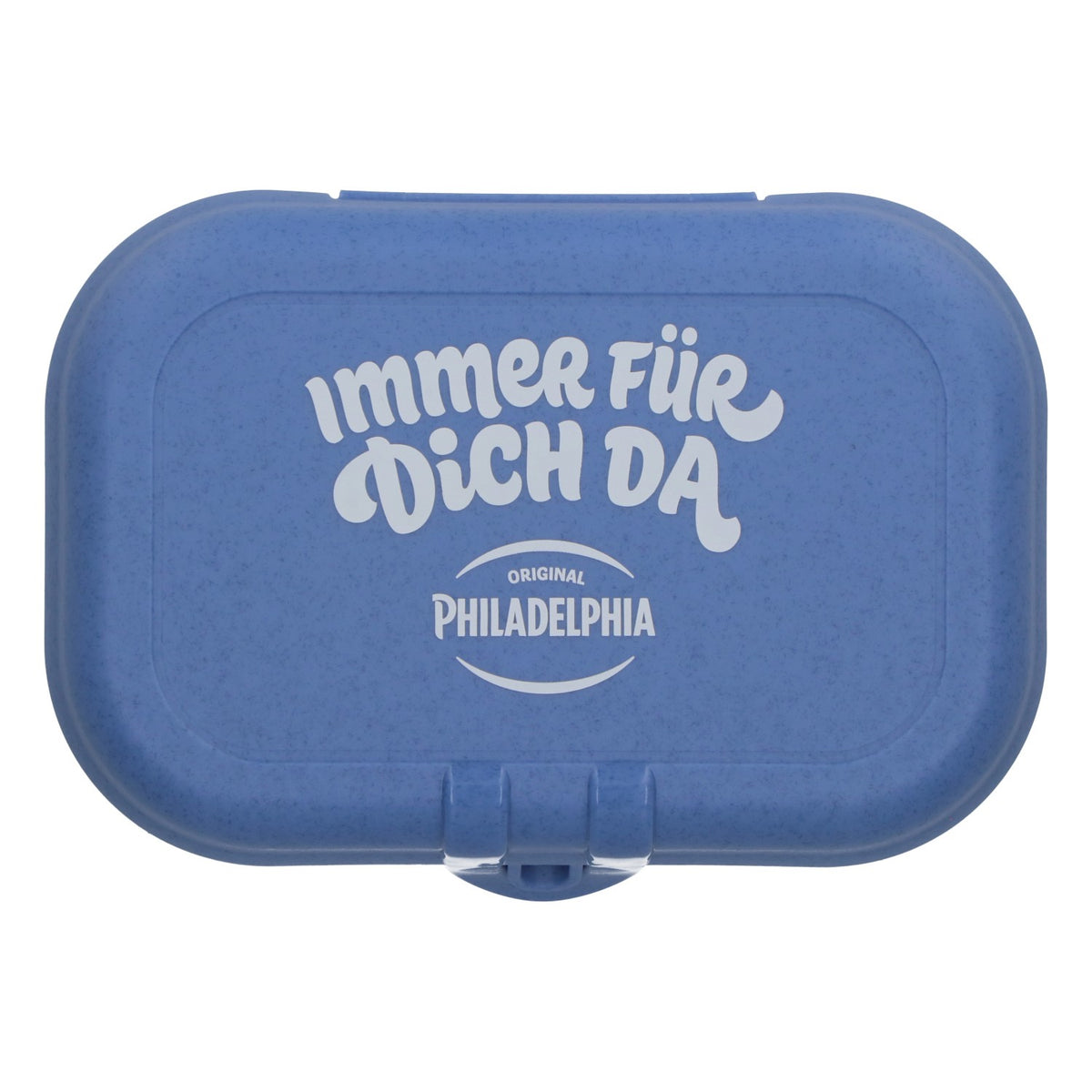 Philadelphia Koziol Lunchbox Brotbox Dose blau IMMER FÜR DICH DA Kunststoff – Ansicht 4
