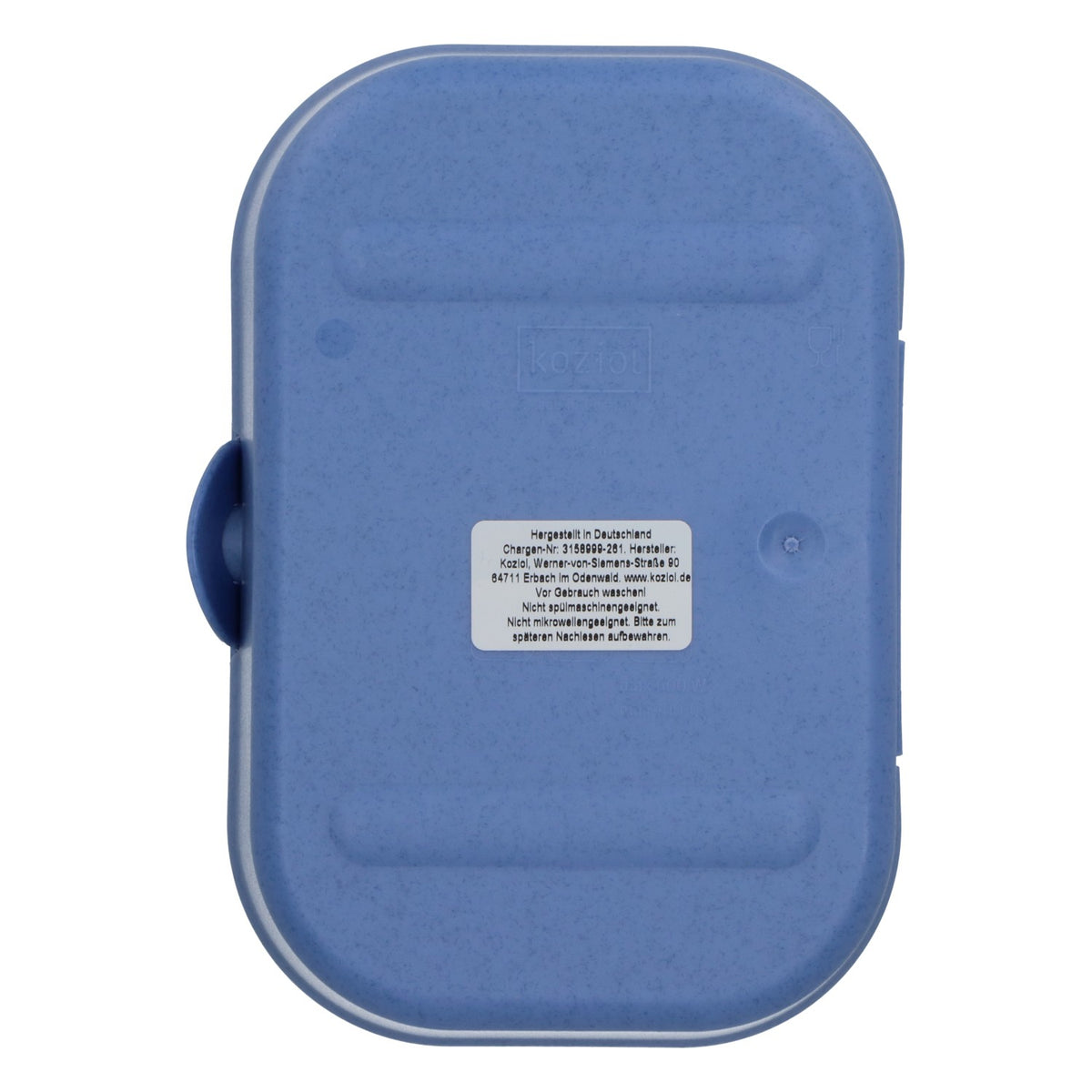 Philadelphia Koziol Lunchbox Brotbox Dose blau IMMER FÜR DICH DA Kunststoff – Ansicht 5