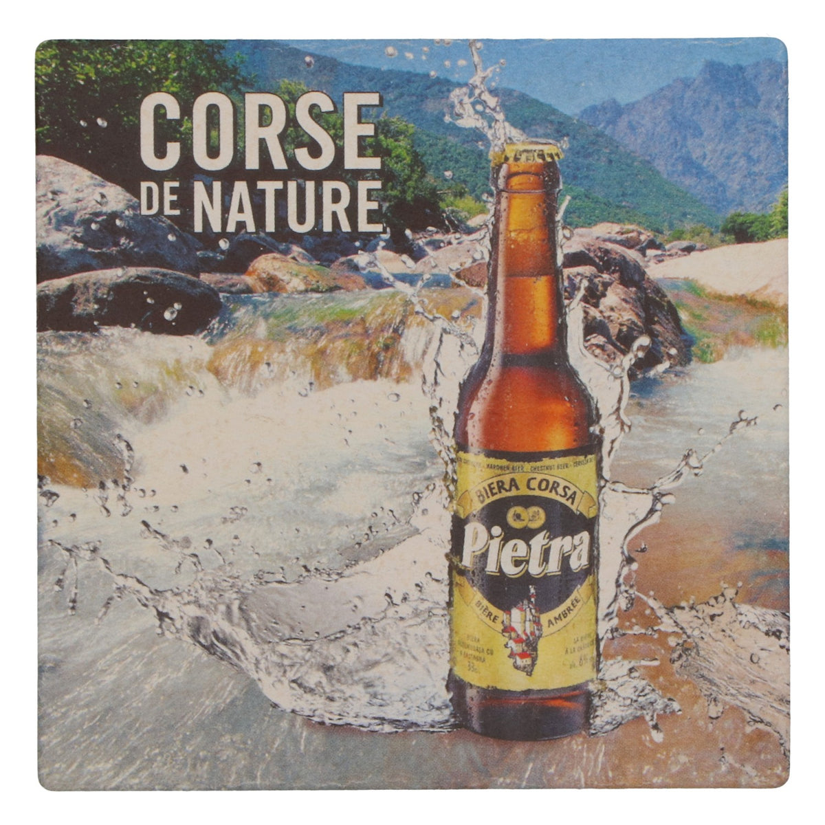 Pietra Bier Bierdeckel Untersetzer Corse de Nature neu Papier bunt Coaster – Ansicht 3