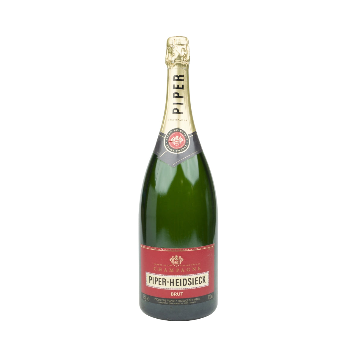 Piper-Heidsieck Champagner 1,5l Showflasche LEER Neu Deko Display Dummie Dummy