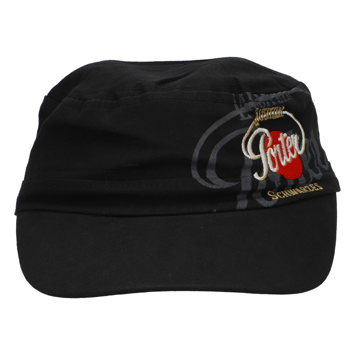 Porter Bier Mütze Kappe Armycap Baseballcap Liberal Schwarz – Ansicht 4