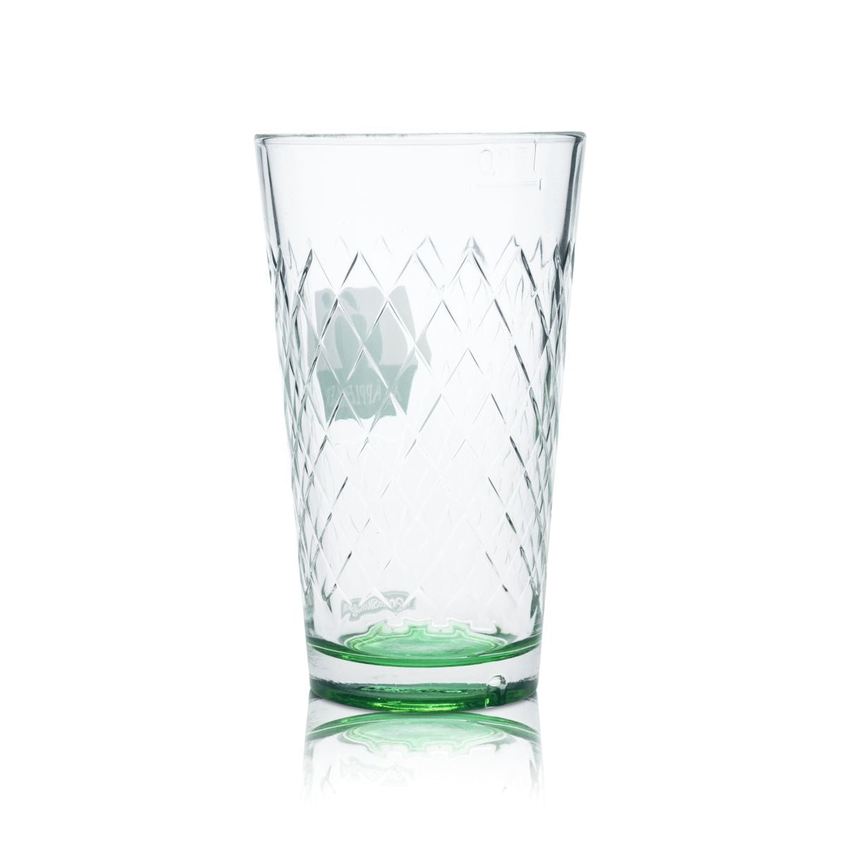 Possmann Apfelwein Glas 0,25l Konturglas Willi Becher Grün Ciderglas Brauerei – Ansicht 2