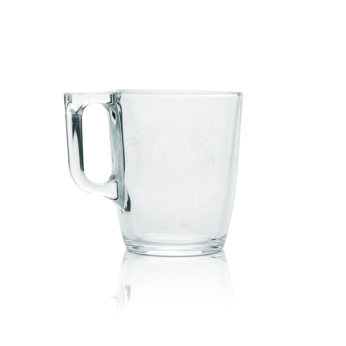 Pott Glühwein Glas 0,25l Thermo Henkel Tasse Schuss Rum Weihnachtsmarkt Advent – Ansicht 2
