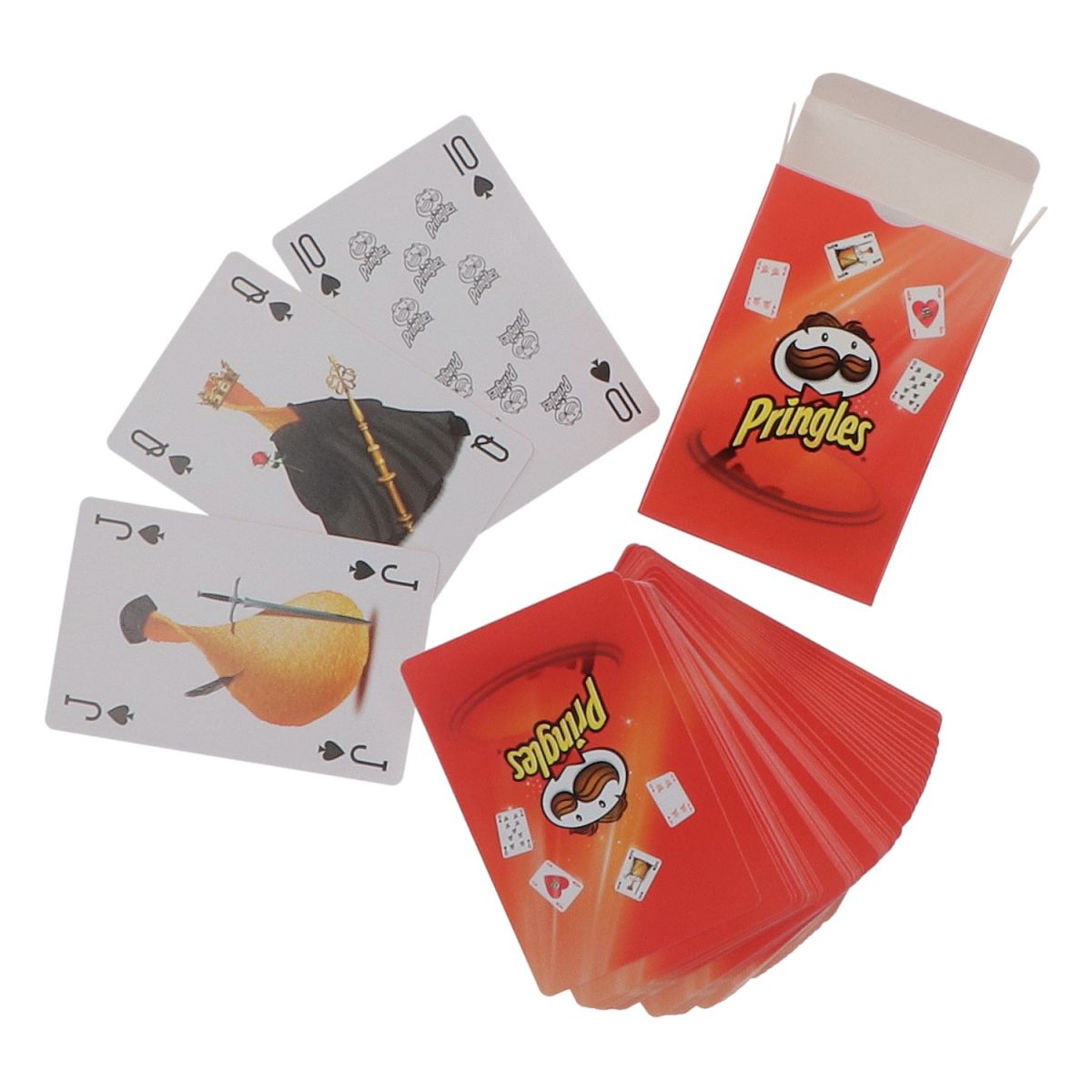 Pringles Kartenspiel Pokerset Skat Spielkarten Spieleabend Sammler Merchandise