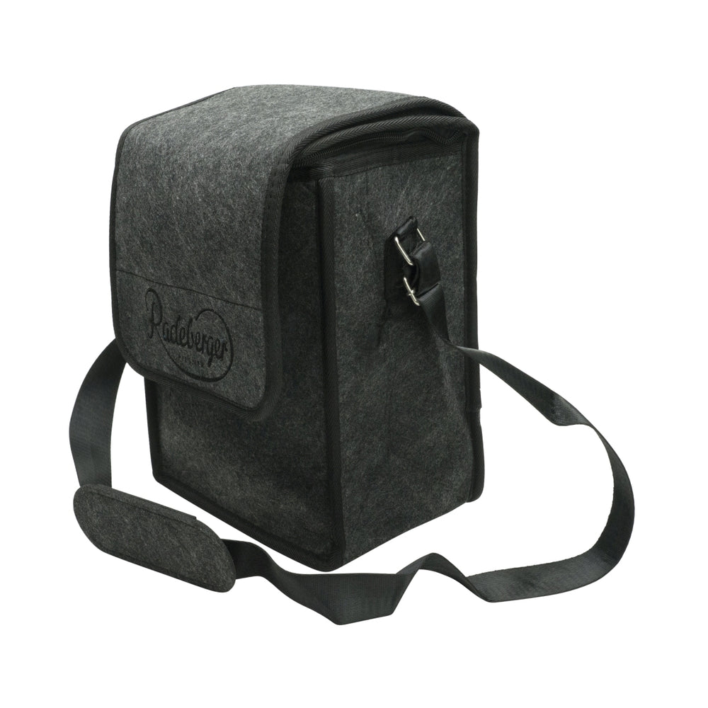 Radeberger Bier Kühltasche Filz grau Picknick Thermo isoliert Trage Camping Beer