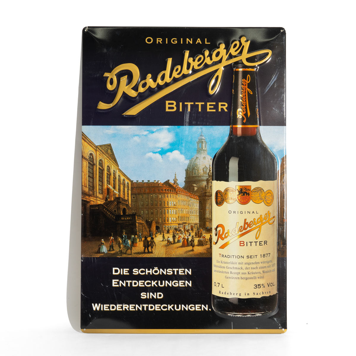 Radeberger Blechschild Wandschild 60x40cm Werbeschild Bardeko Merch B-WARE
