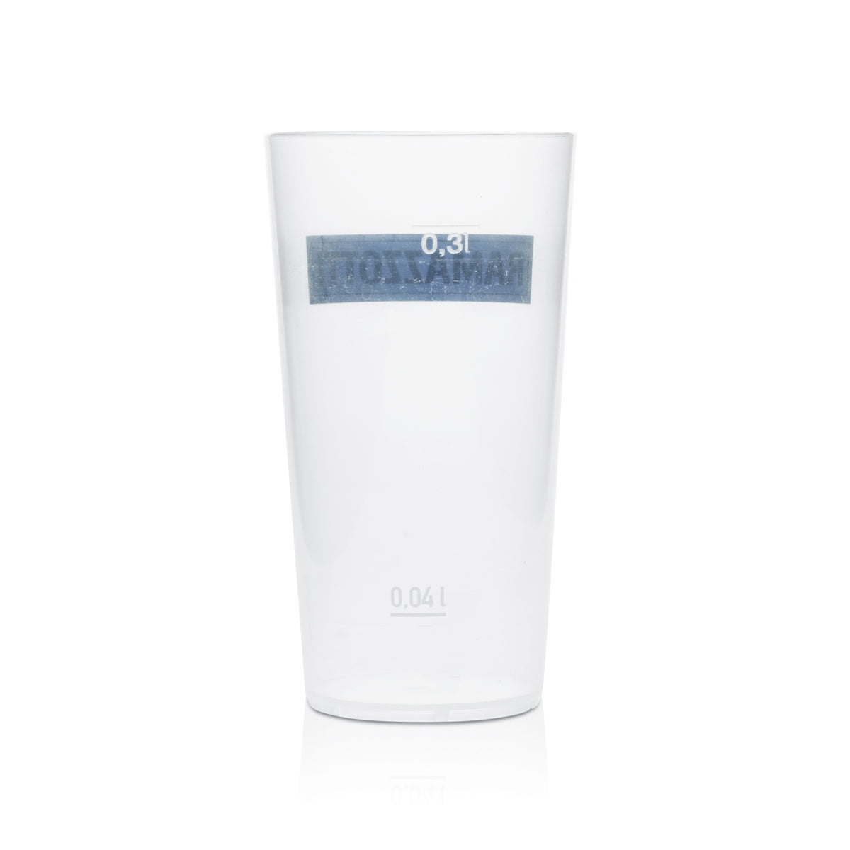 Ramazzotti Becher Mehrweg 0,3l Cupconcept 4cl Eichstrich Festival Glas Plastik – Ansicht 3