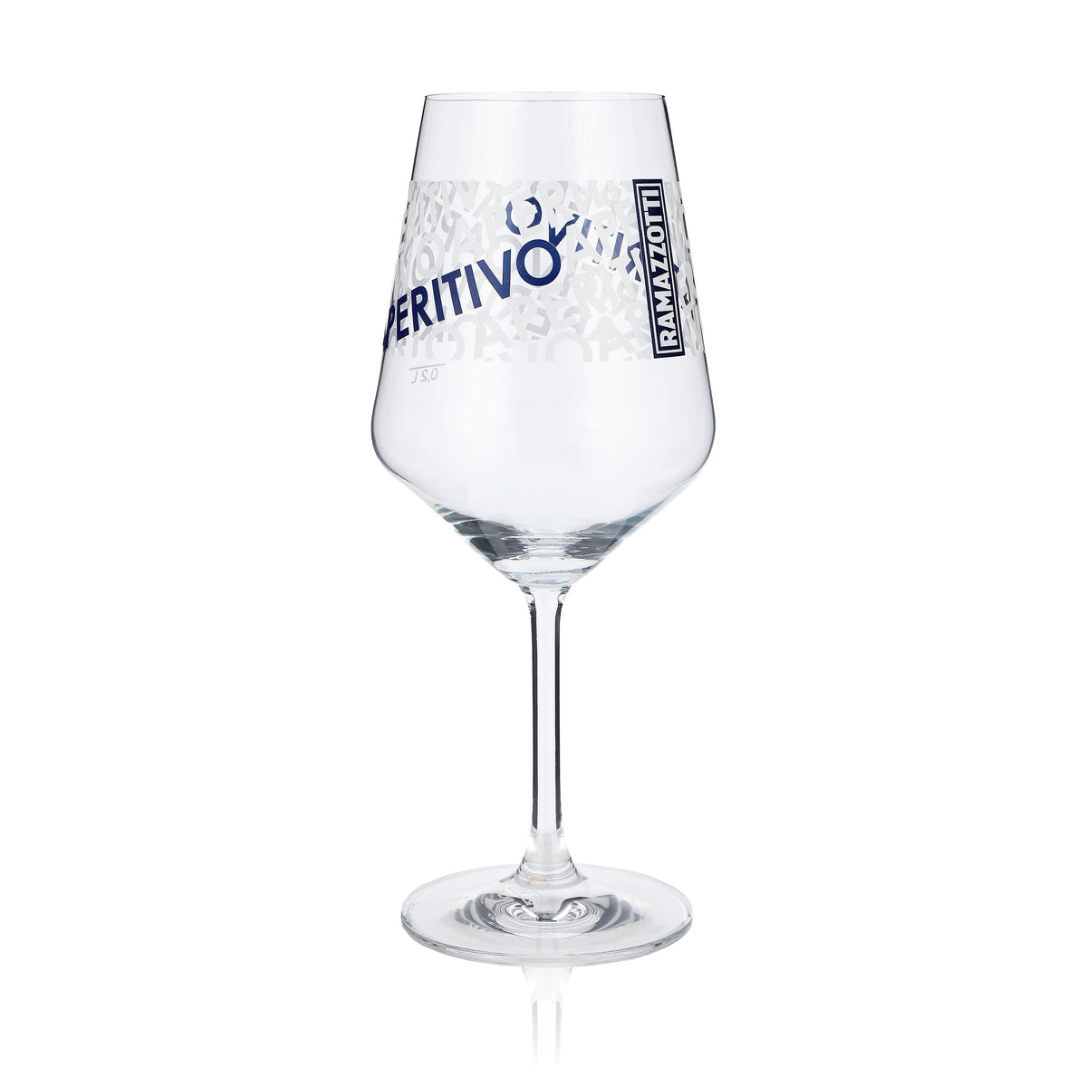 Ramazzotti Likör Glas 0,2l Stielgläser Cocktail Weinglas Aperitivo Aufdruck – Ansicht 2