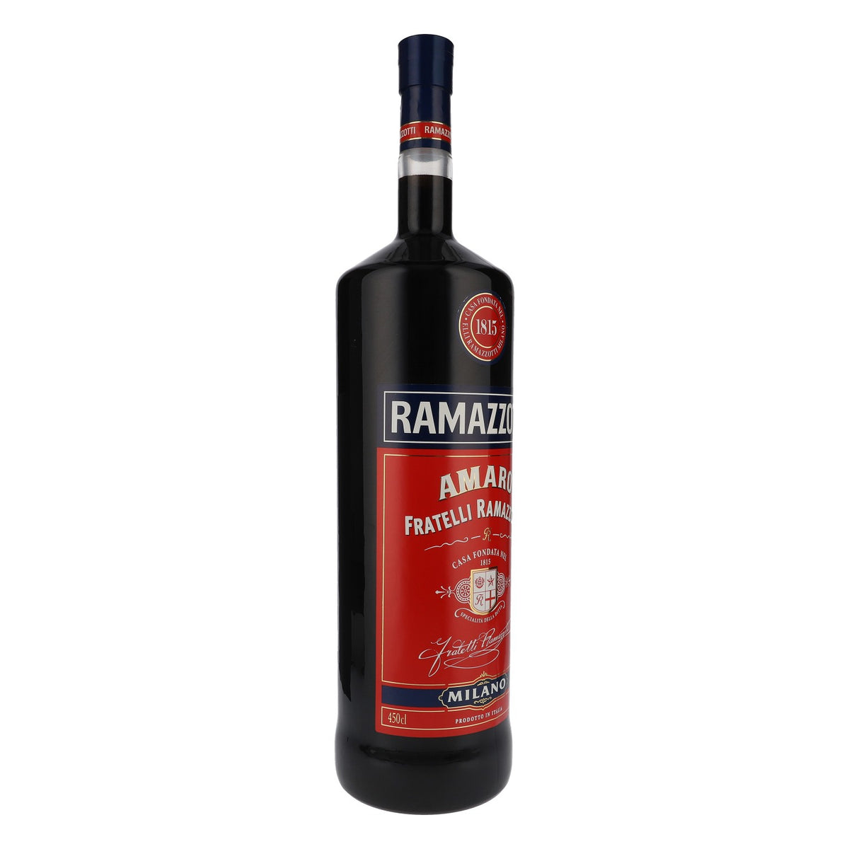 Ramazzotti Likör LEERE Echtglas Dekoflasche 4,5l Showflasche Showbottle – Ansicht 2