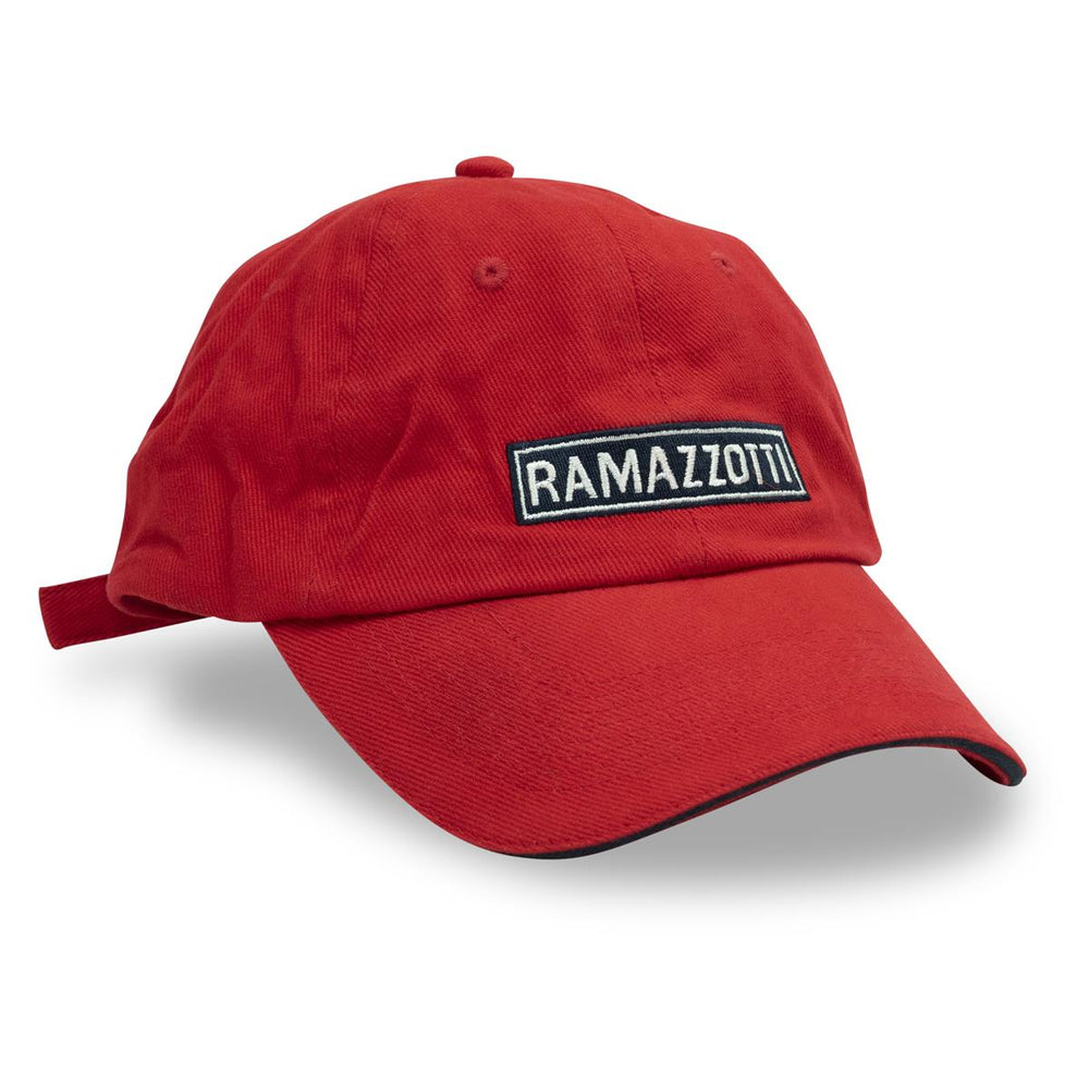 Ramazzotti Likör Mütze Schildkappe rot Kräuter Hut Cap Baseball Cappy Hut Sonne