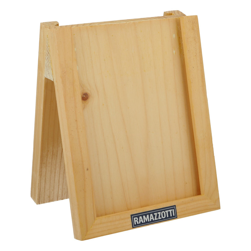 Ramazzotti Likör Tischaufsteller Holz Menükartenhalter braun