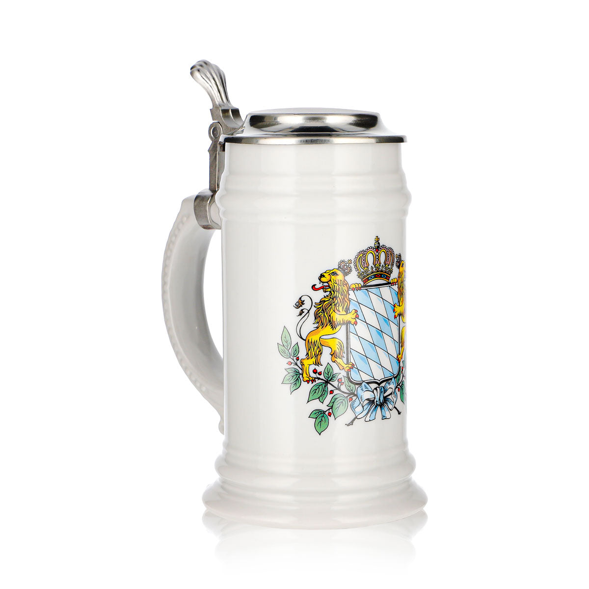 Rastal Bier Glas 0,5l Tonkrug Bayern Wappen Ton