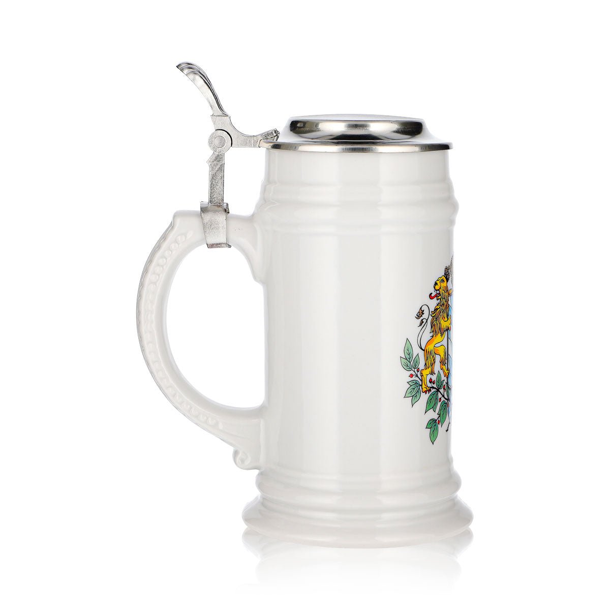 Rastal Bier Glas 0,5l Tonkrug Bayern Wappen Ton – Ansicht 3