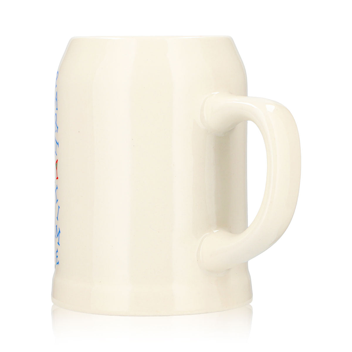 Rastal Bier Glas 0,5l Tonkrug Partytime bunt Ton – Ansicht 4