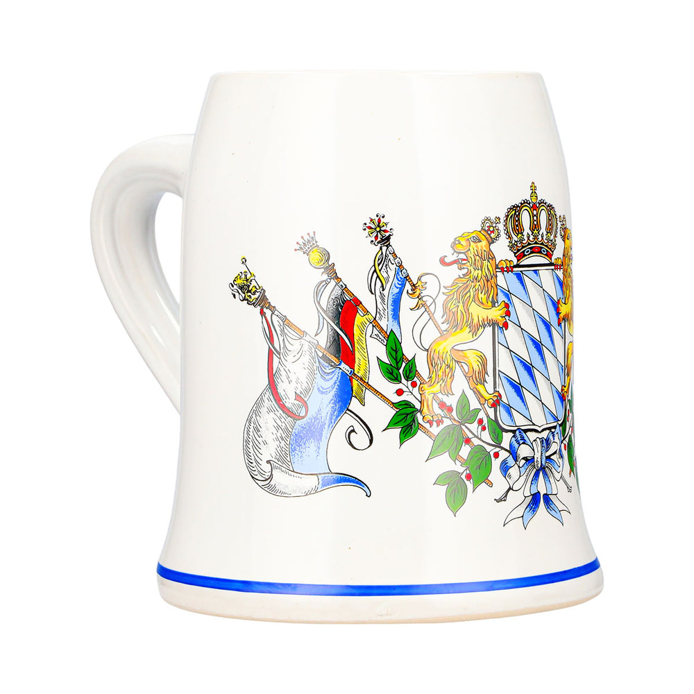 Rastal Bier Glas 0,6l Tonkrug Wappen Bayern Ton