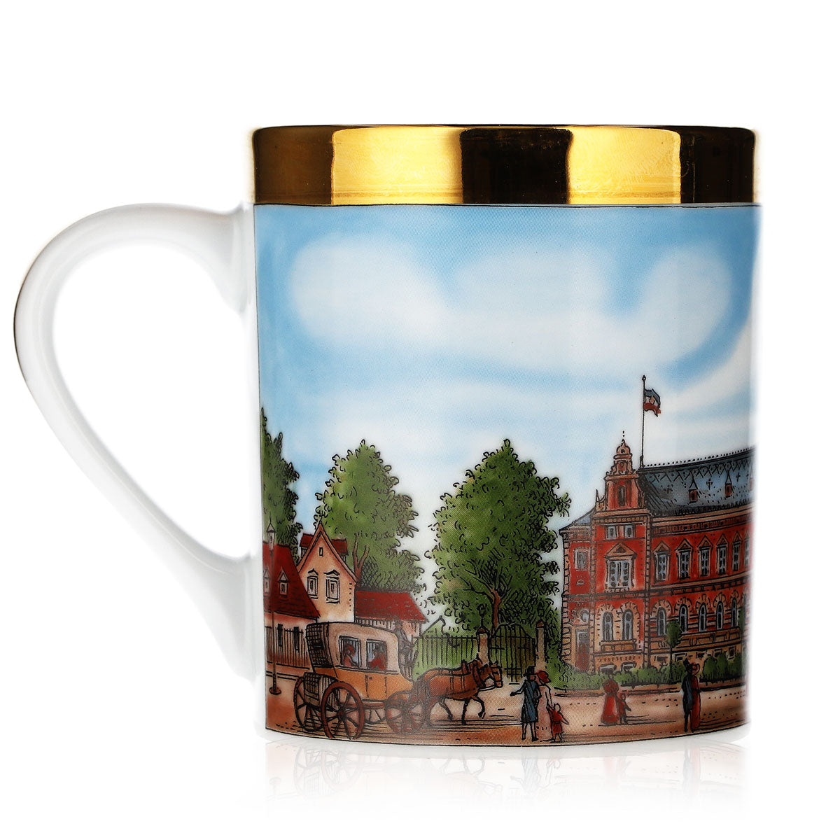 Rastal Glas Sammlertasse Limitert Postmuseumshop Motiv 3/1993 Keramik Tasse – Ansicht 3