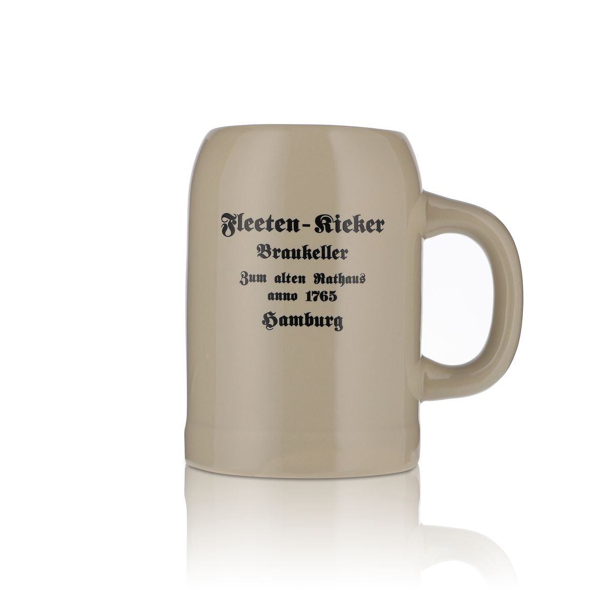 Ratsherrn Pils Glas 0,5l Bierkrug Humpen Seidel Gläser Steingut Fleeten-Kieker – Ansicht 2