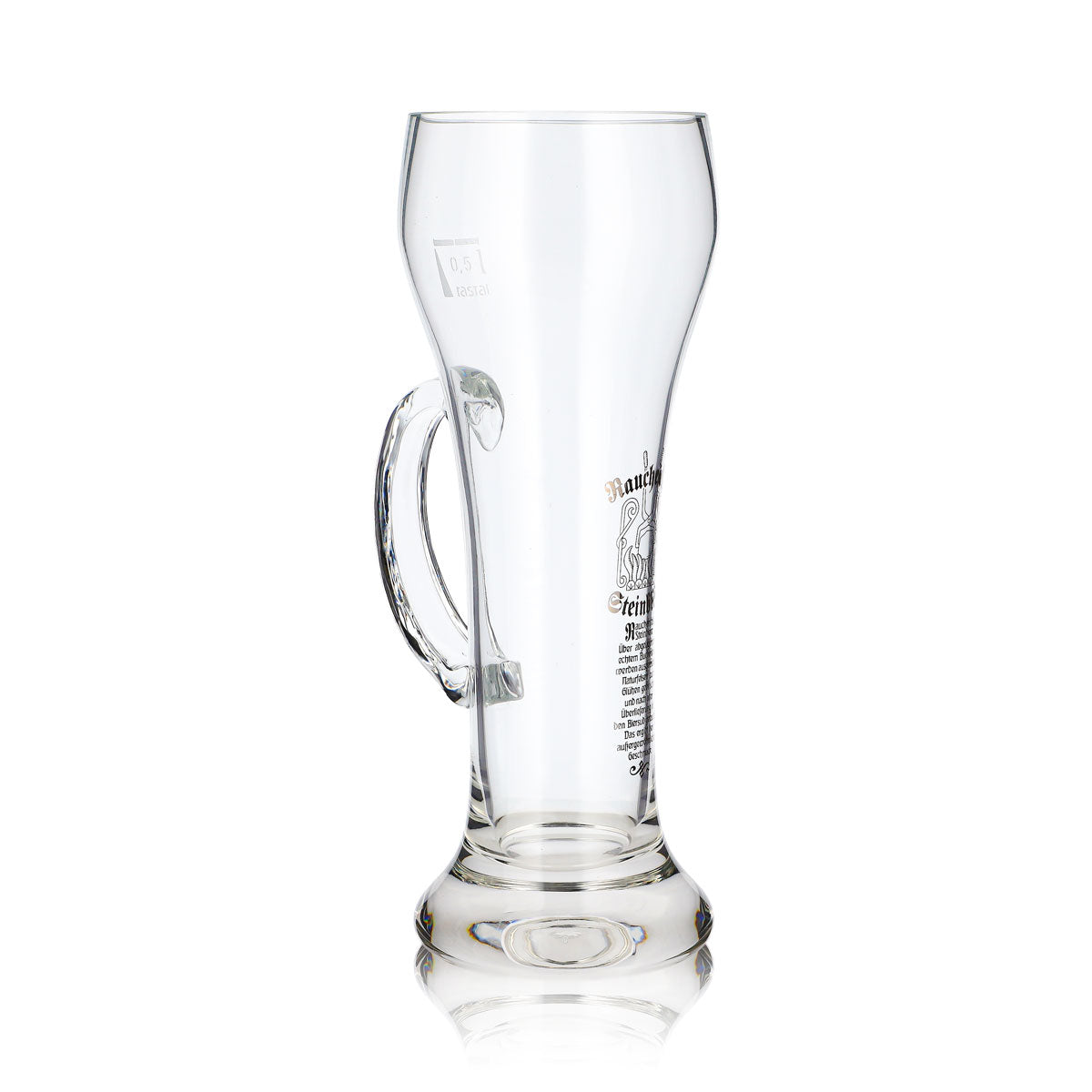 Rauchenfels Bier Glas 0,5l Pokal Mit Henkel Rastal – Ansicht 2