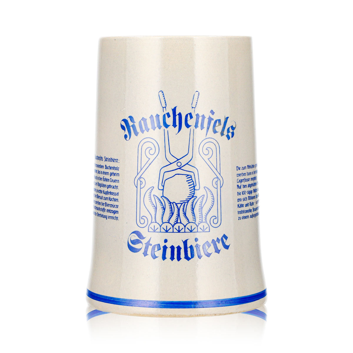 Rauchenfels Bier Glas Tonkrug 0,3l Bierseidel Bierhumpen Steinbiere Steingut – Ansicht 2
