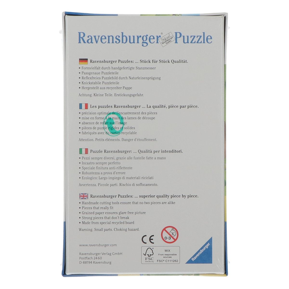 Ravensburger Puzzle Sonderedition 99 Teile Lindt Goldhase Ballon Sammler – Ansicht 2