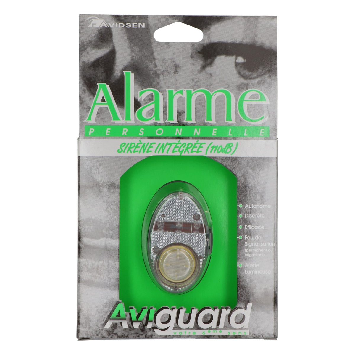 Ravidsen Aviguard Personen Alarm 90db Leuchte Schnurauslöser ovale Form – Ansicht 4