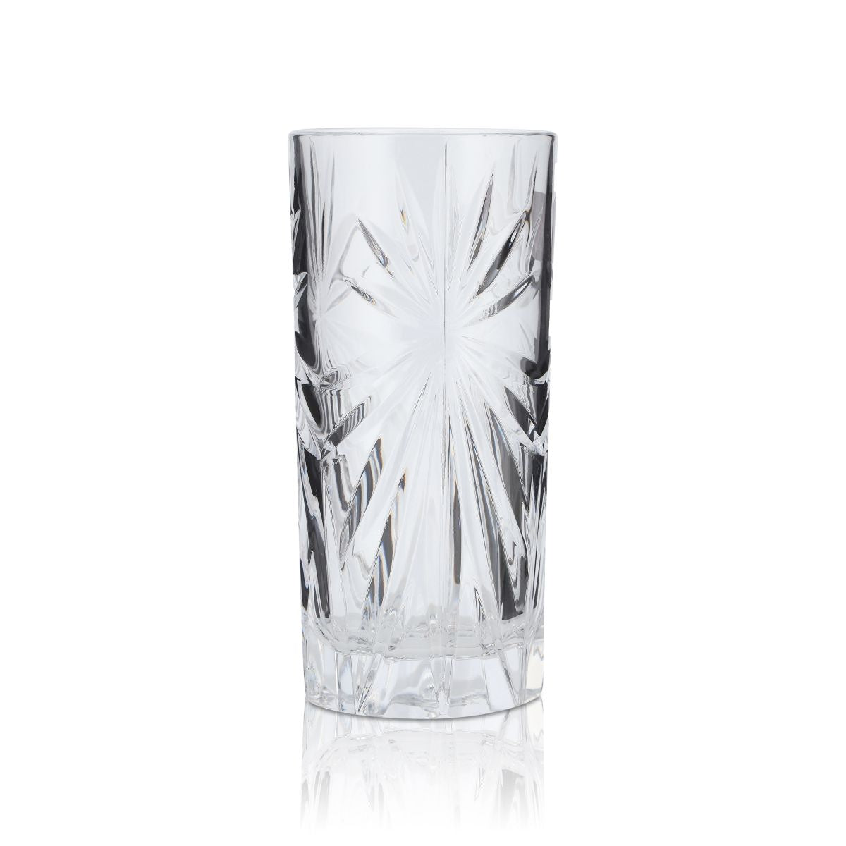 RCR Glas 0,36l Longdrinkglas Tumbler Konturglas Reliefglas Cocktailglas Aperitif – Ansicht 2
