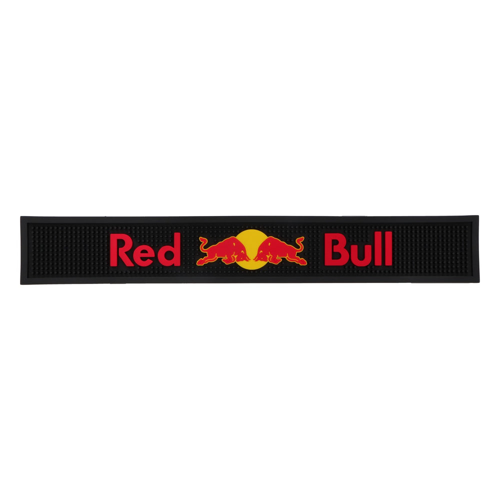 Red Bull Barmatte Abtropfmatte schwarz/rot schmale Ausführung