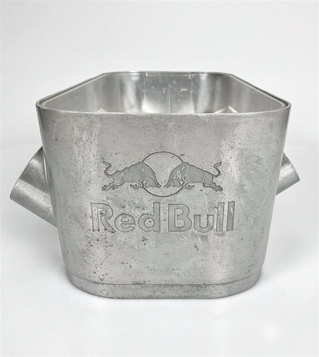 Red Bull Energy Flaschenkühler Eiswürfelbehälter Motorblock Metall