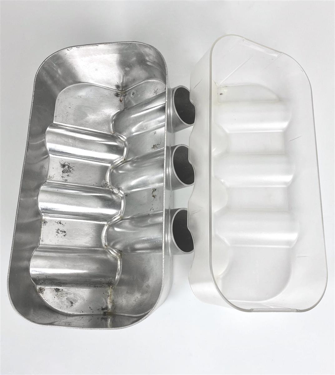 Red Bull Energy Flaschenkühler Eiswürfelbehälter Motorblock Metall – Ansicht 6