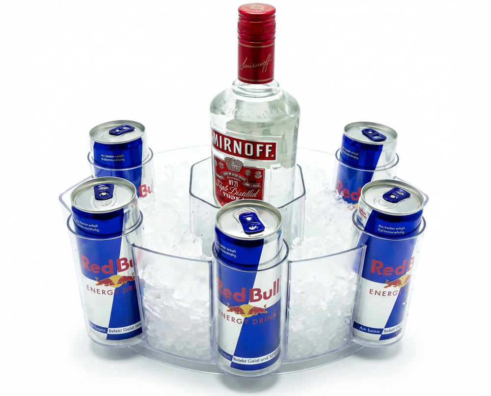 Red Bull Kühler Energy The Boat Big 6 Dosen Boot Eiswürfel Cooler Ice Gastro Bar