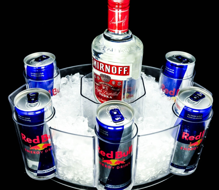 Red Bull Kühler Energy The Boat Big 6 Dosen Boot Eiswürfel Cooler Ice Gastro Bar – Ansicht 2