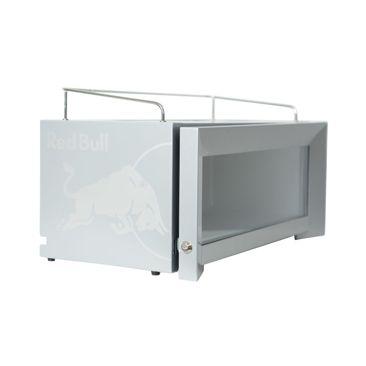 Red Bull Kühlschrank Back Bar Silver Cooler Eco LED Illuminated Fridge Kühler