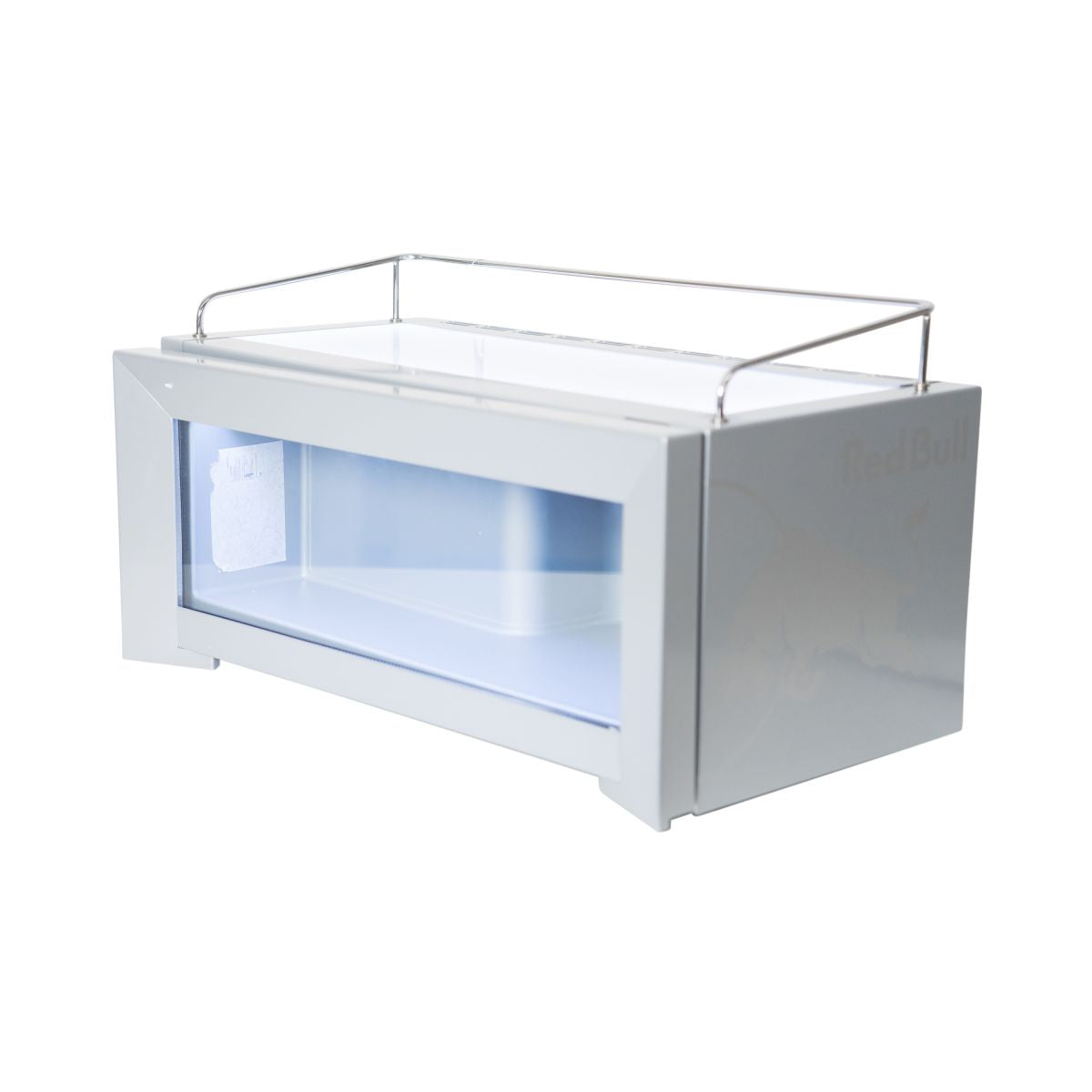 Red Bull Kühlschrank Back Bar Silver Cooler Eco LED Illuminated Fridge Kühler – Ansicht 3