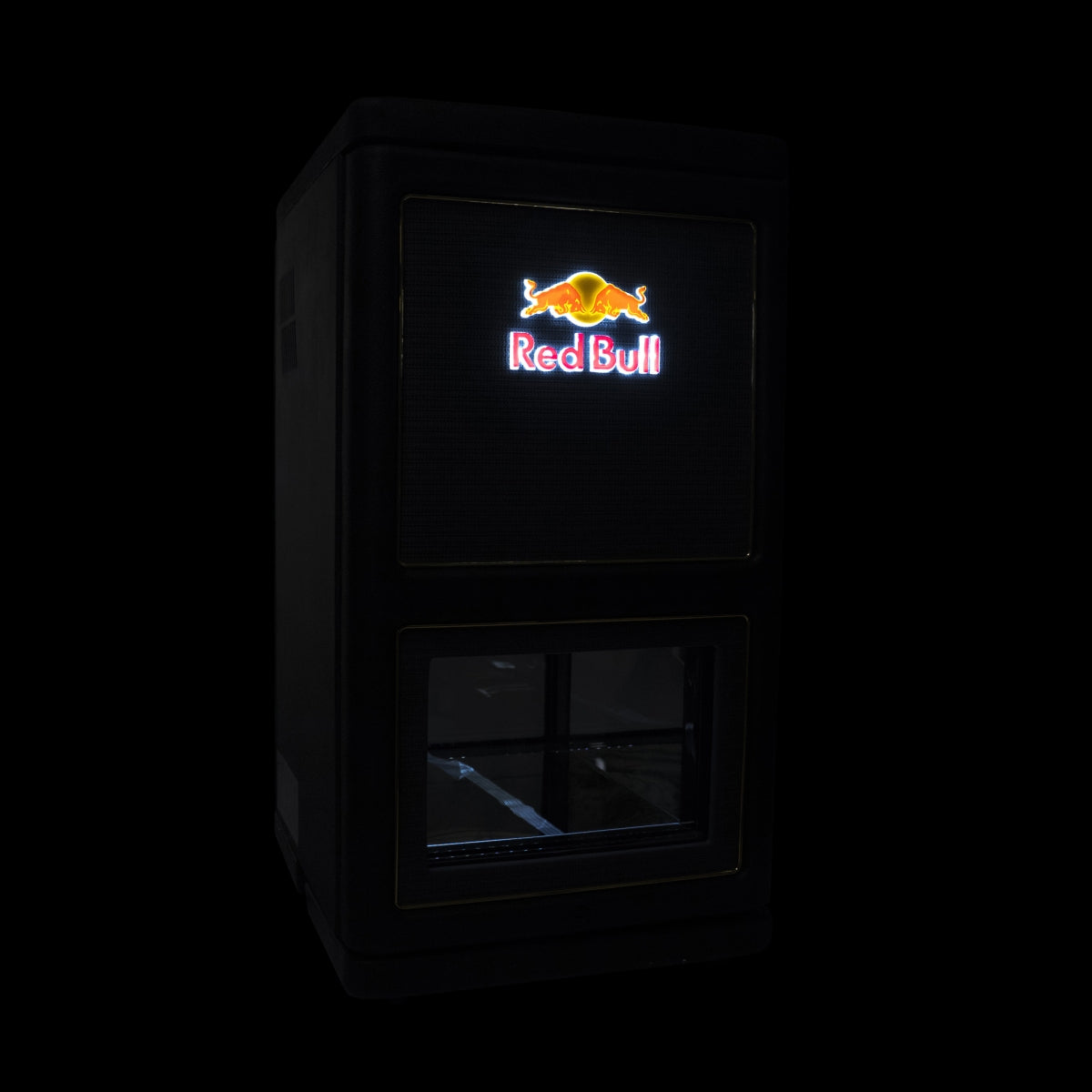 Red Bull Kühlschrank DJ Cooler Amplifier Fridge LED Gastro Selten schwarz Dosen – Ansicht 3