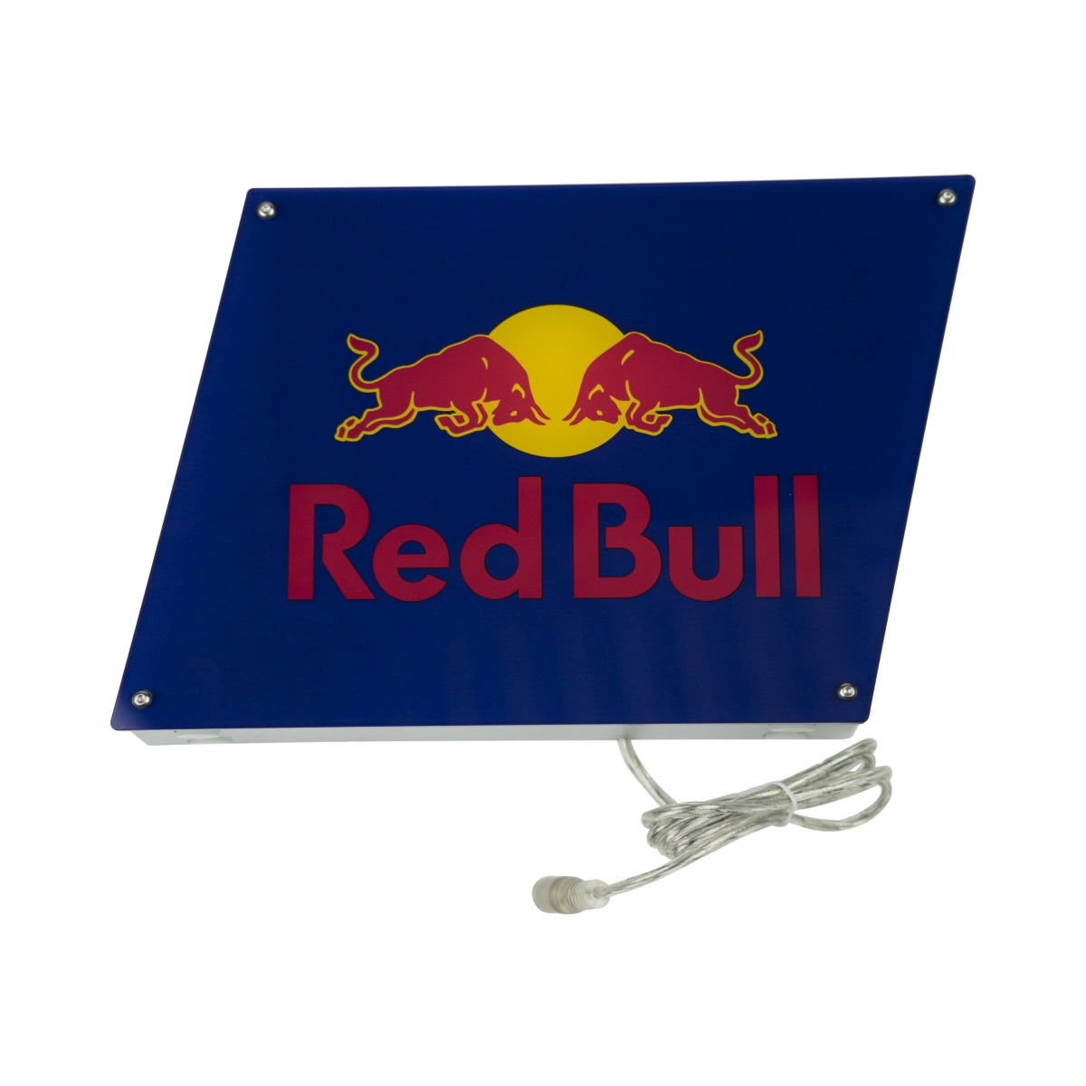 Red Bull Leuchtreklame LED Display Rhombus Logo Box Deko Gastro Werbung