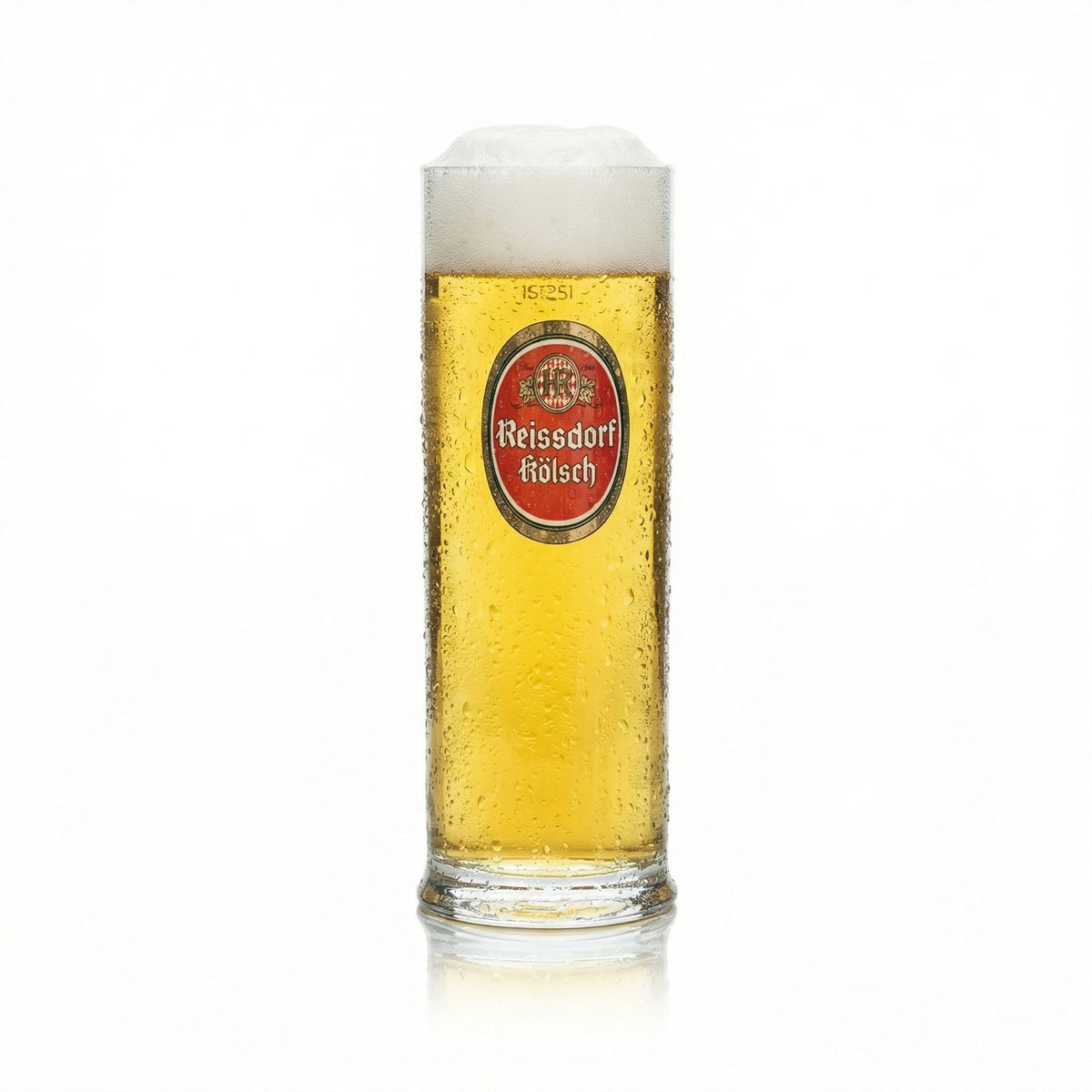 Reissdorf Kölsch Glas 0,2l Stange 12er Set – Bierglas Kölschgläser spülmaschinenfest – Ansicht 2