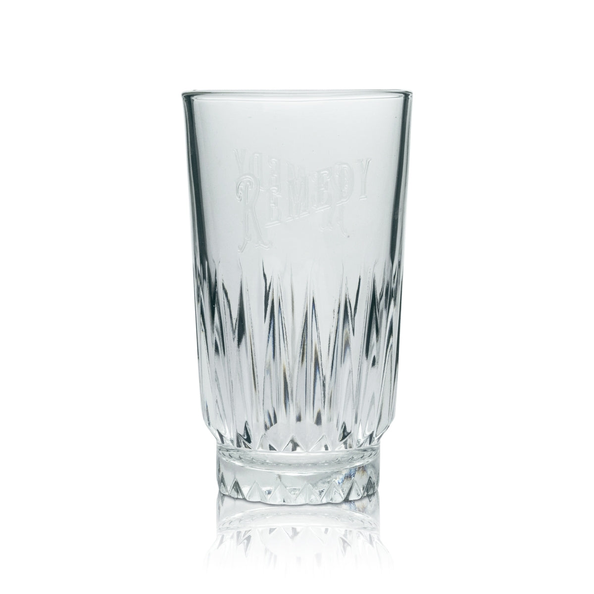 Remedy Rum Glas 0,4l Longdrink Highball Gläser Relief Cocktail Pineapple Kontur