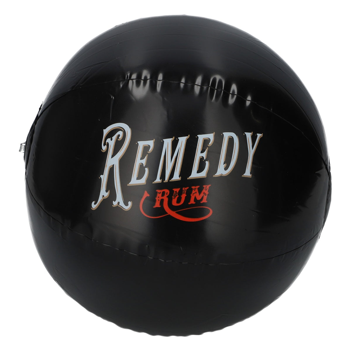 Remedy Rum Wasserball Strandball Beachball schwarz 14cm Strandball Freizeit
