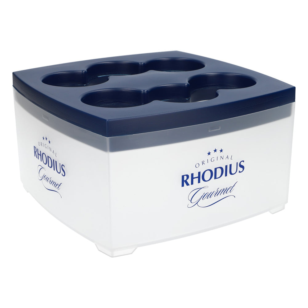 Rhodius Wasser Konferenzkühler Flaschenkühler 6 Flaschen Weiß/Blau