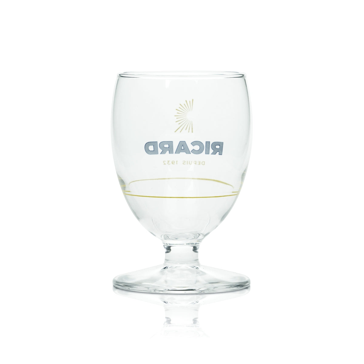 Ricard Glas 0,1l Mini Tulpe Anis Gläser Cocktail Frankreich Bistro Stiel Pokal – Ansicht 2